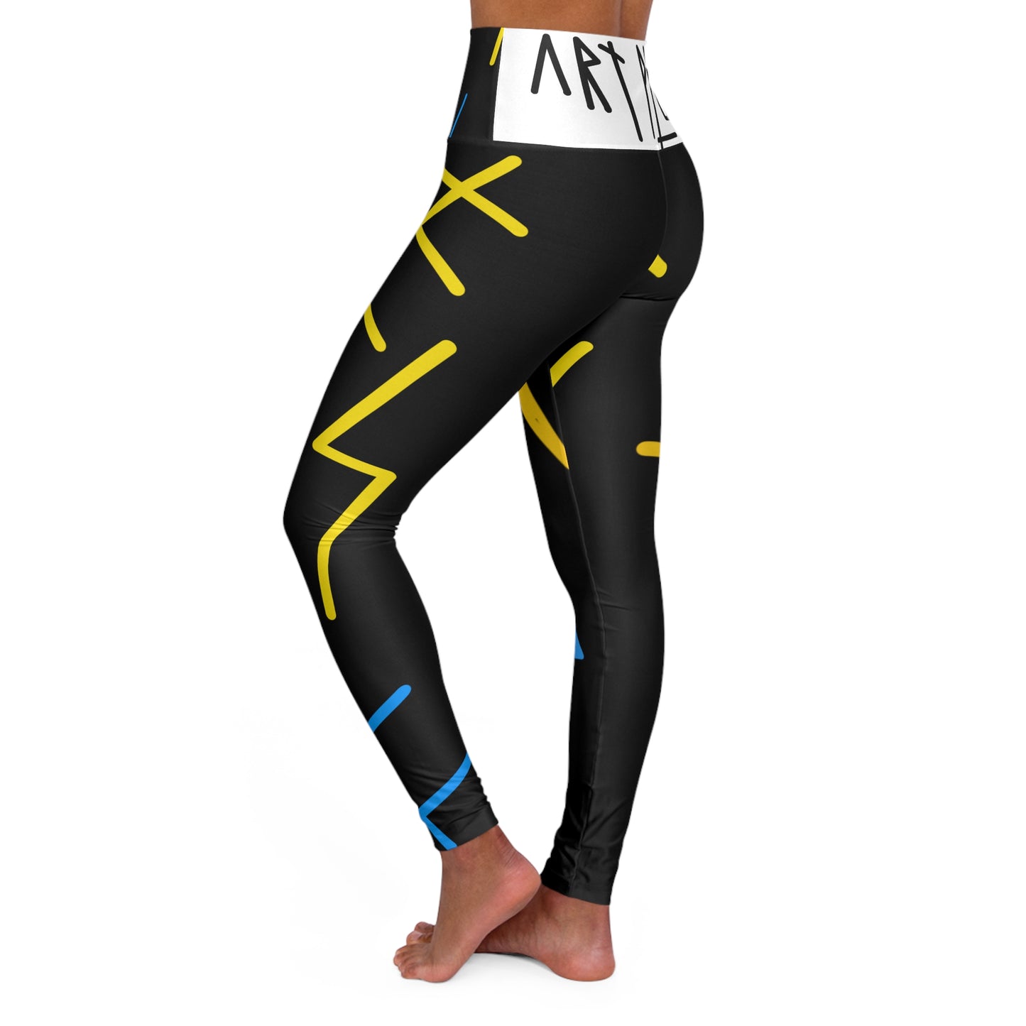 High Waisted Yoga Leggings (AOP)