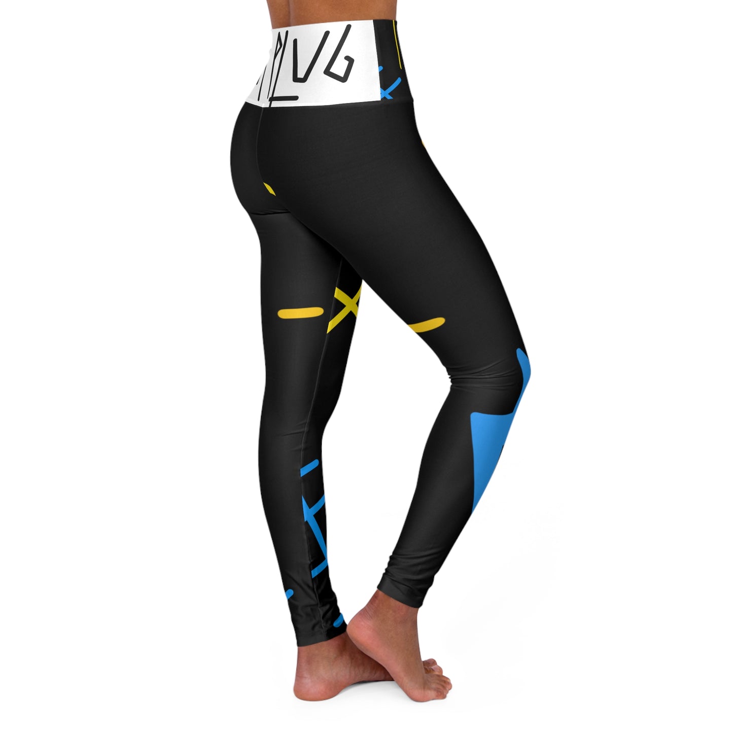 High Waisted Yoga Leggings (AOP)