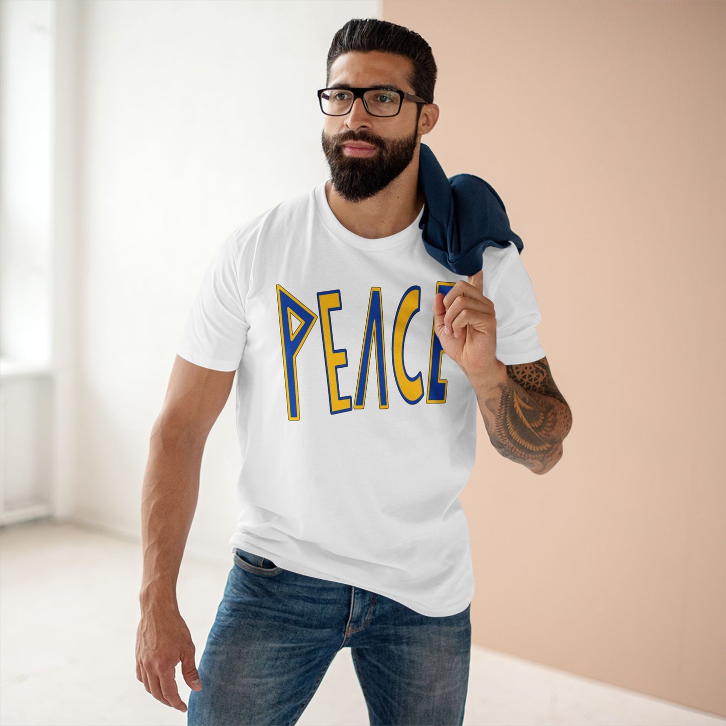 "PEACE" Unisex Staple Tee