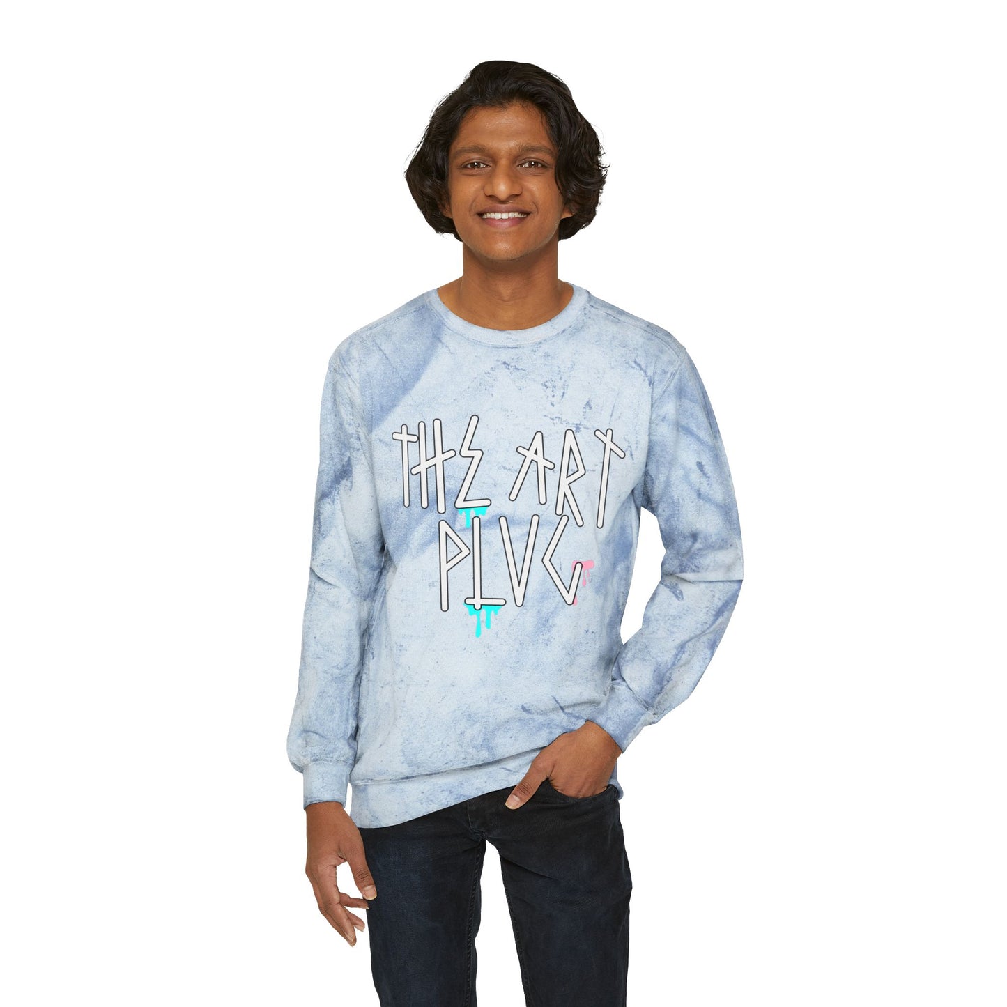 "TAP DRIP" Unisex Color Blast Crewneck Sweatshirt