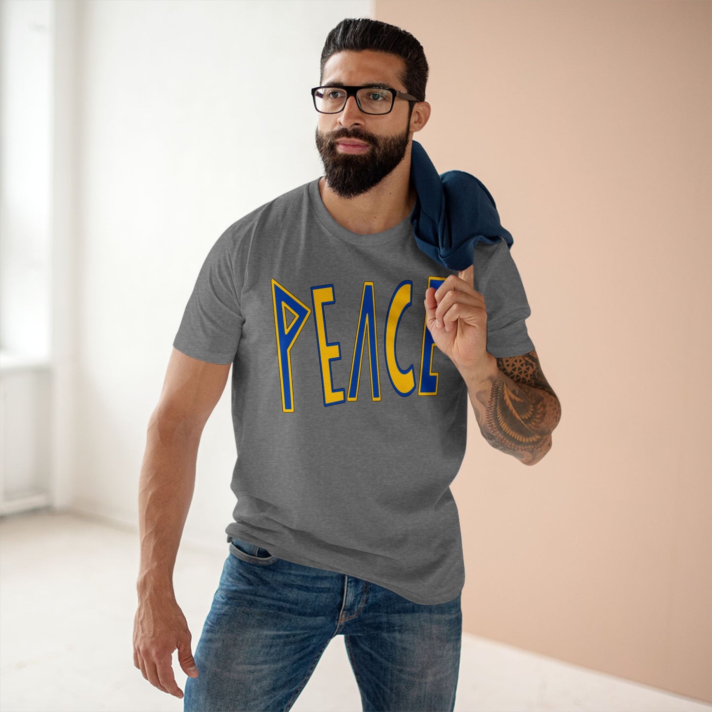 "PEACE" Unisex Staple Tee