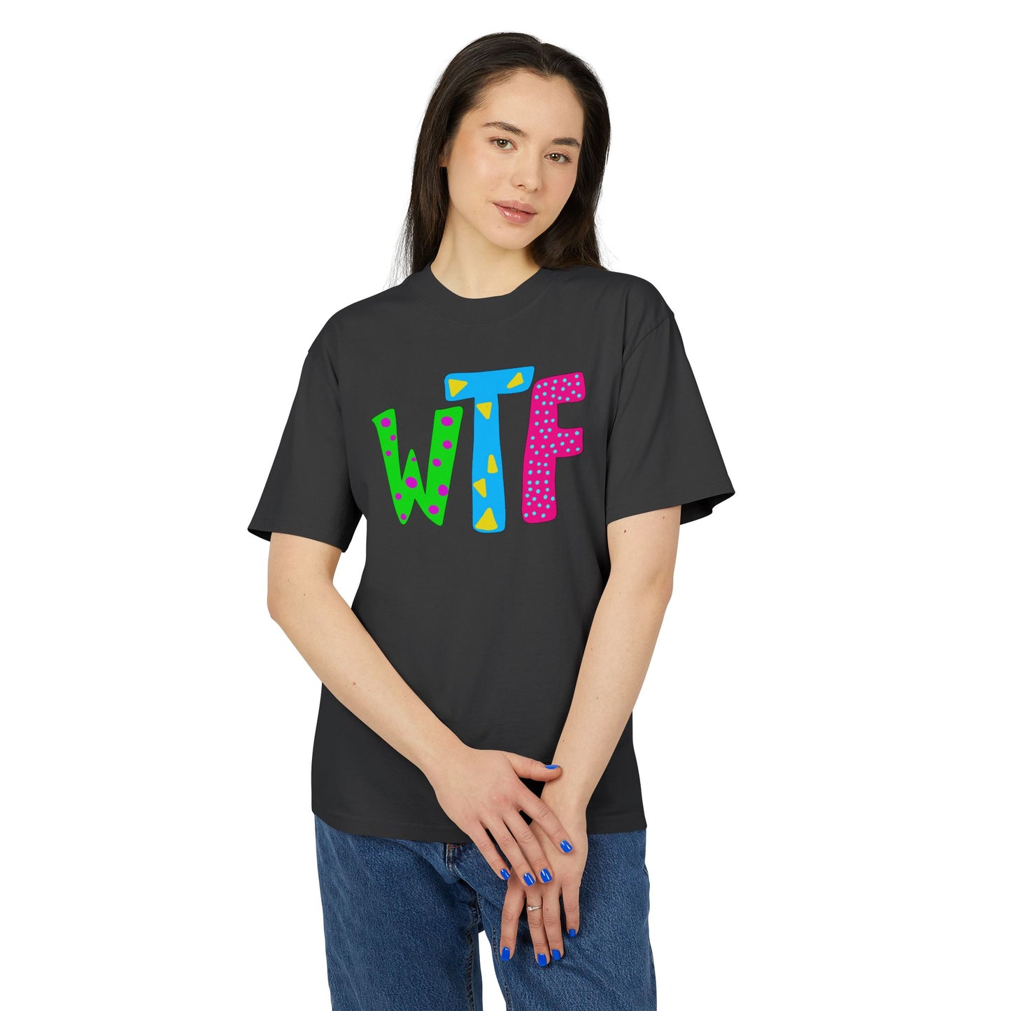 "WTF" Unisex Heavy Faded Tee