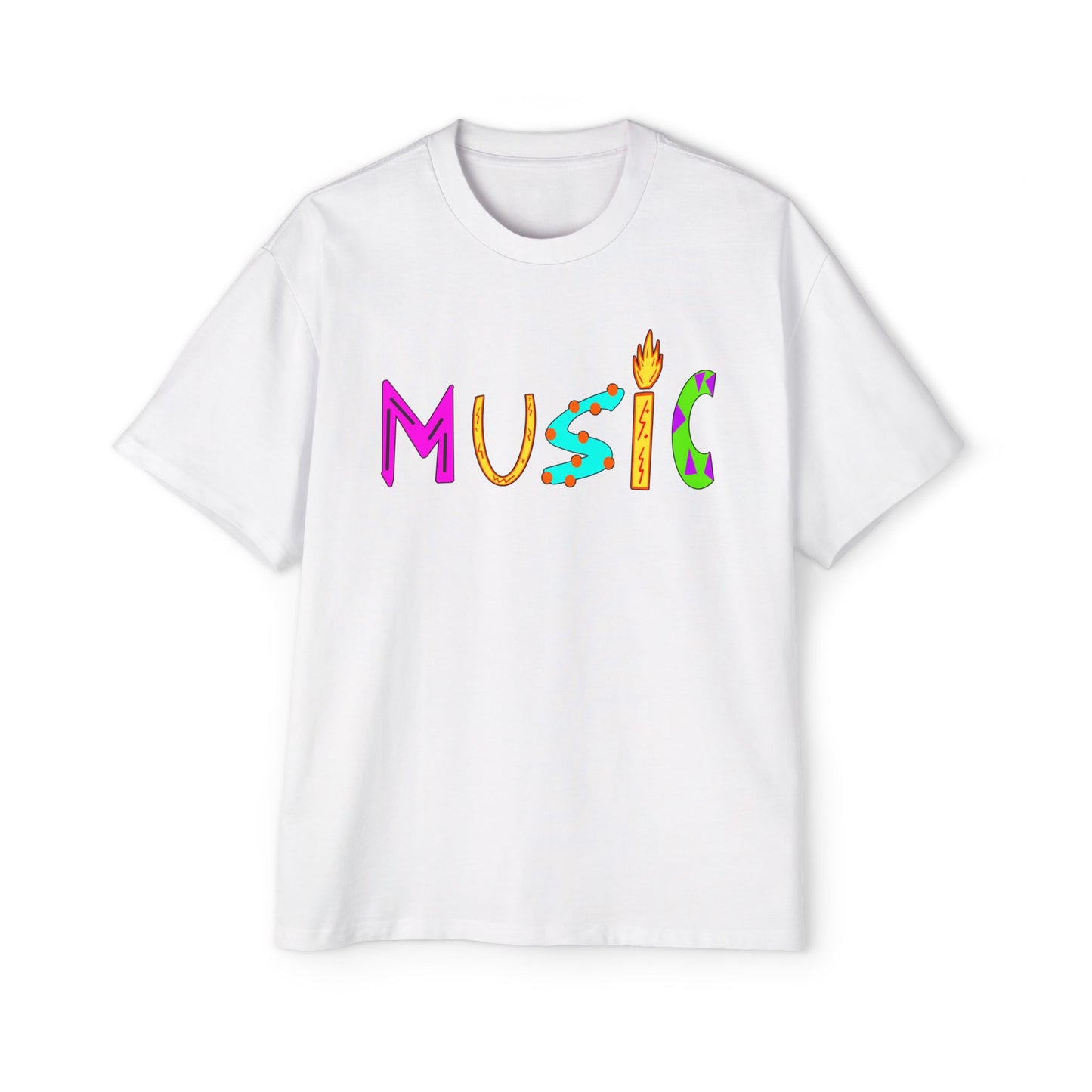 "MUSIC" Heavy Tee