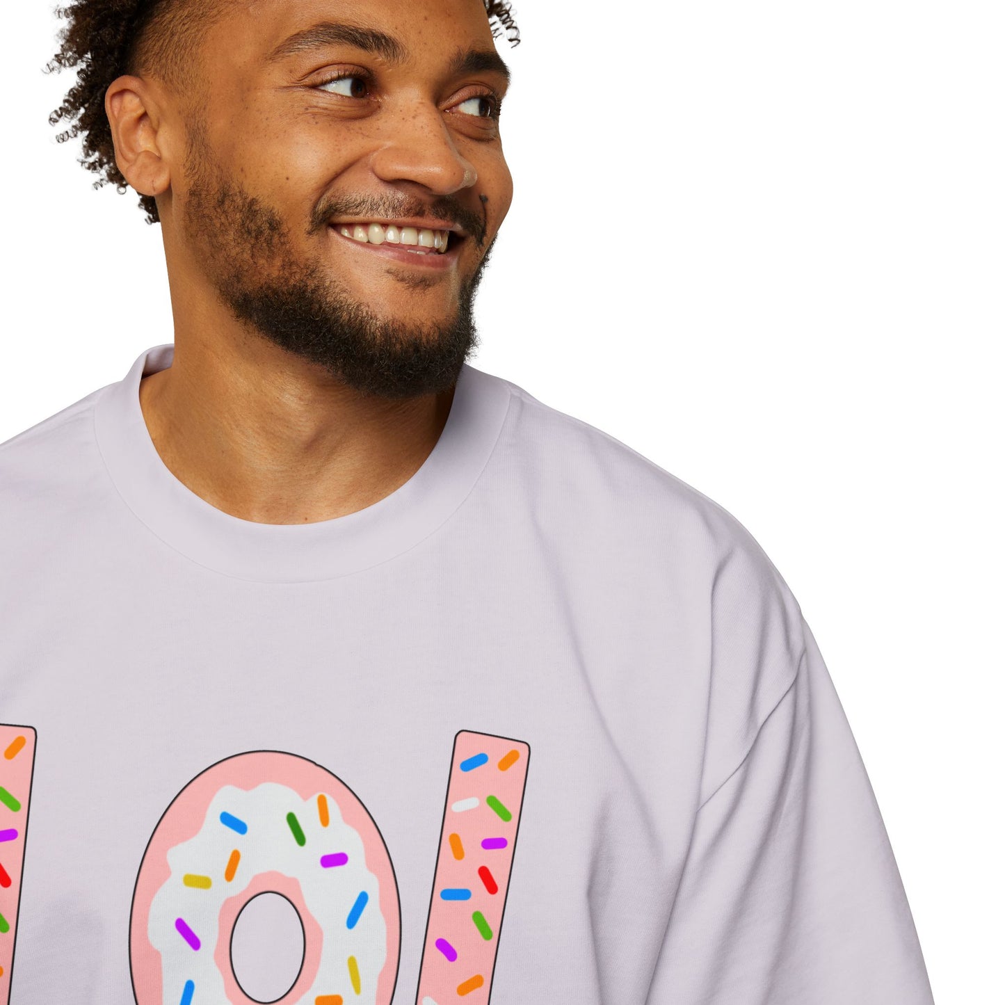 "LOL" Unisex Heavy Oversized Tee