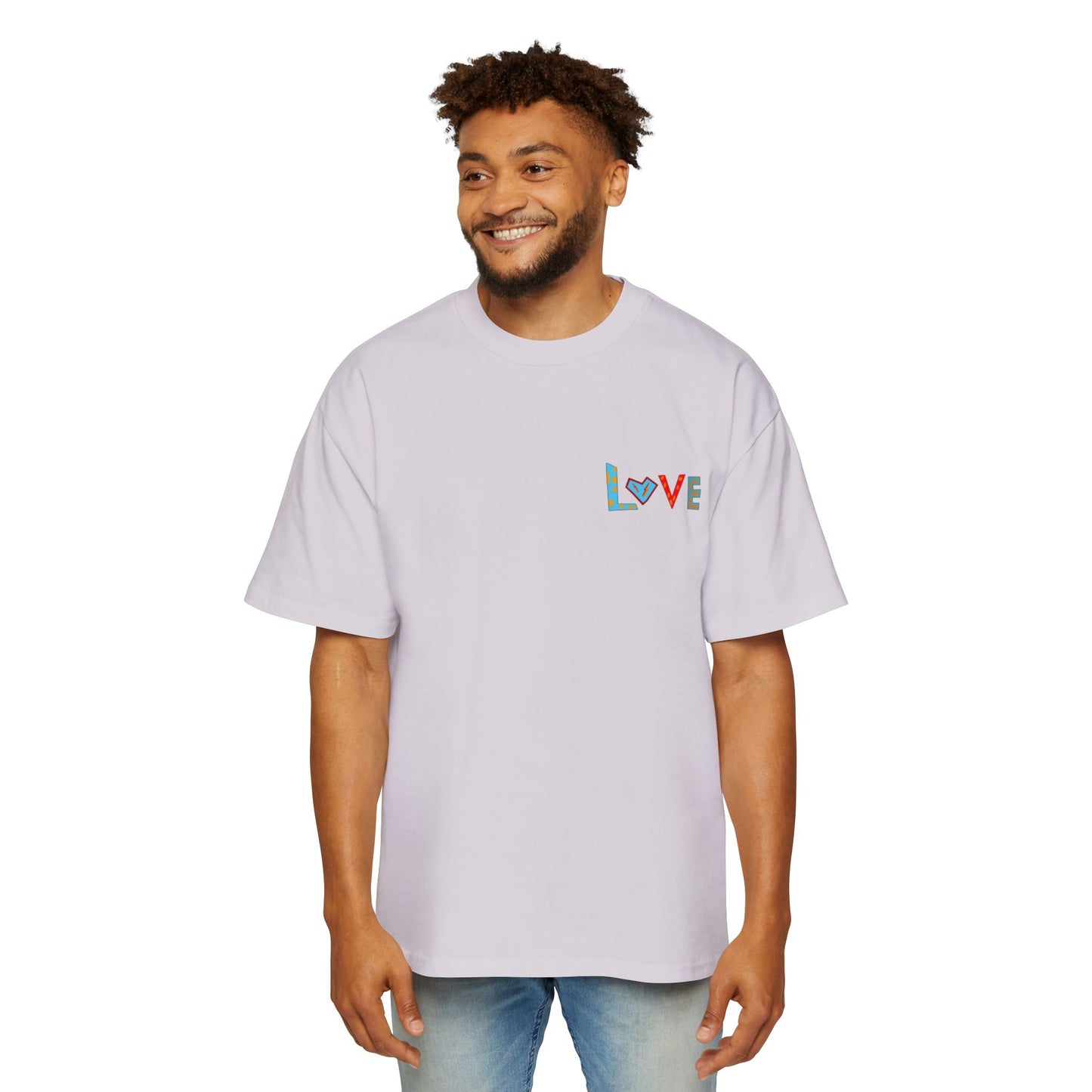 "LOVE" Unisex Heavy Oversized Tee