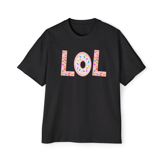 "LOL" Unisex Heavy Oversized Tee