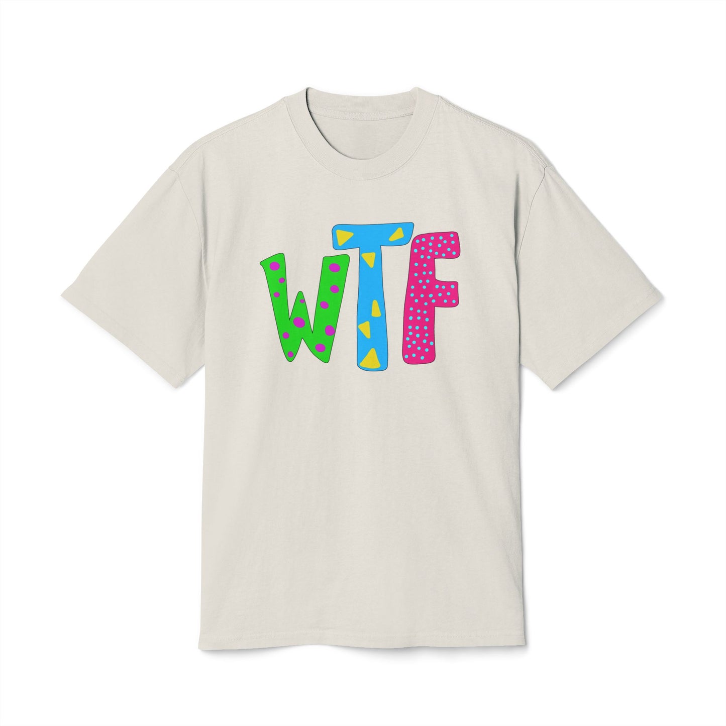 "WTF" Unisex Heavy Faded Tee