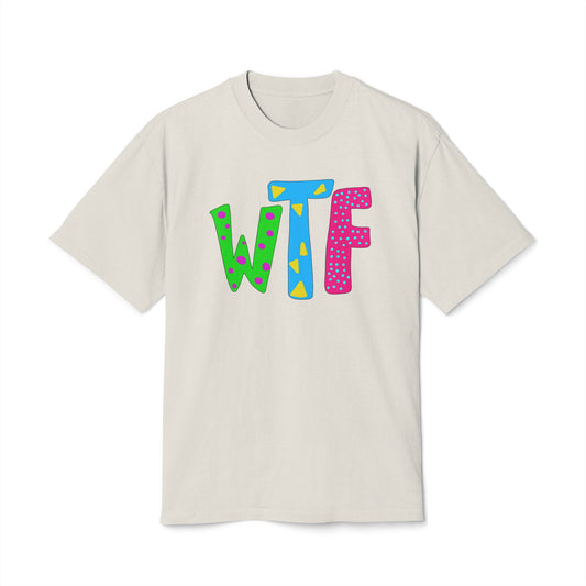 "WTF" Unisex Heavy Faded Tee