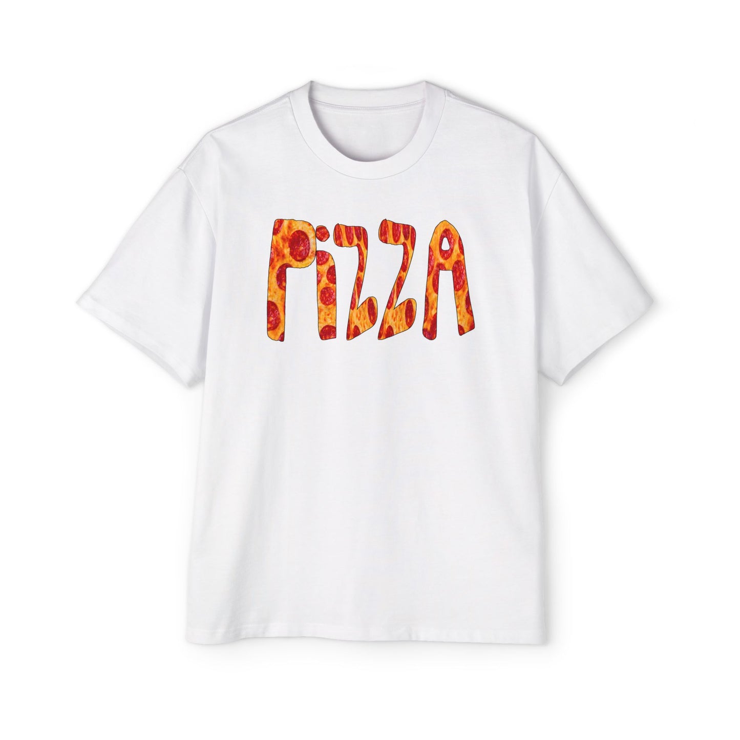 "PIZZA" Heavy Oversized Tee