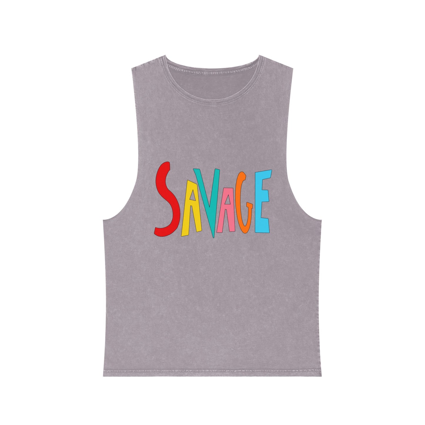 SAVAGE Unisex Stonewash Tank Top