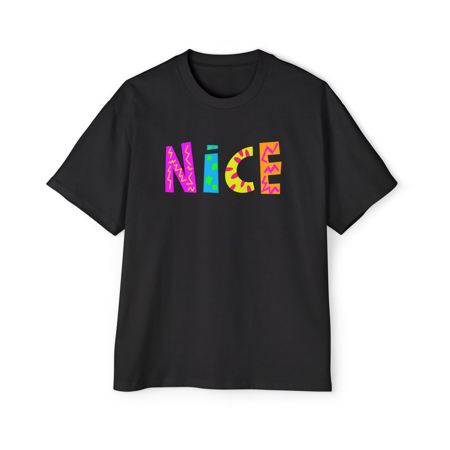 "NICE" Heavy Oversized Tee