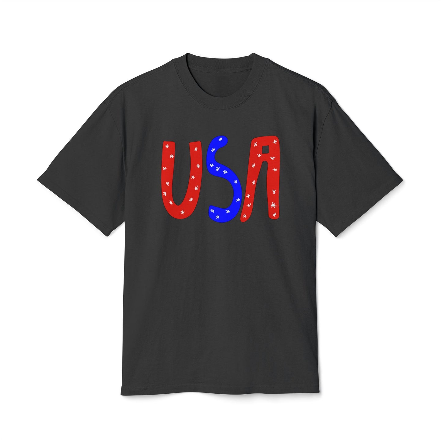 "USA" Unisex Heavy Faded Tee