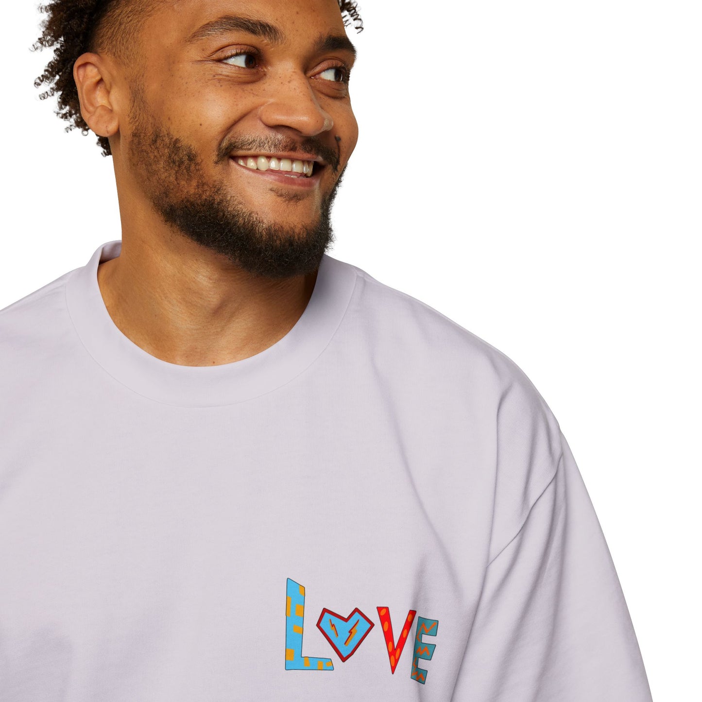 "LOVE" Unisex Heavy Oversized Tee