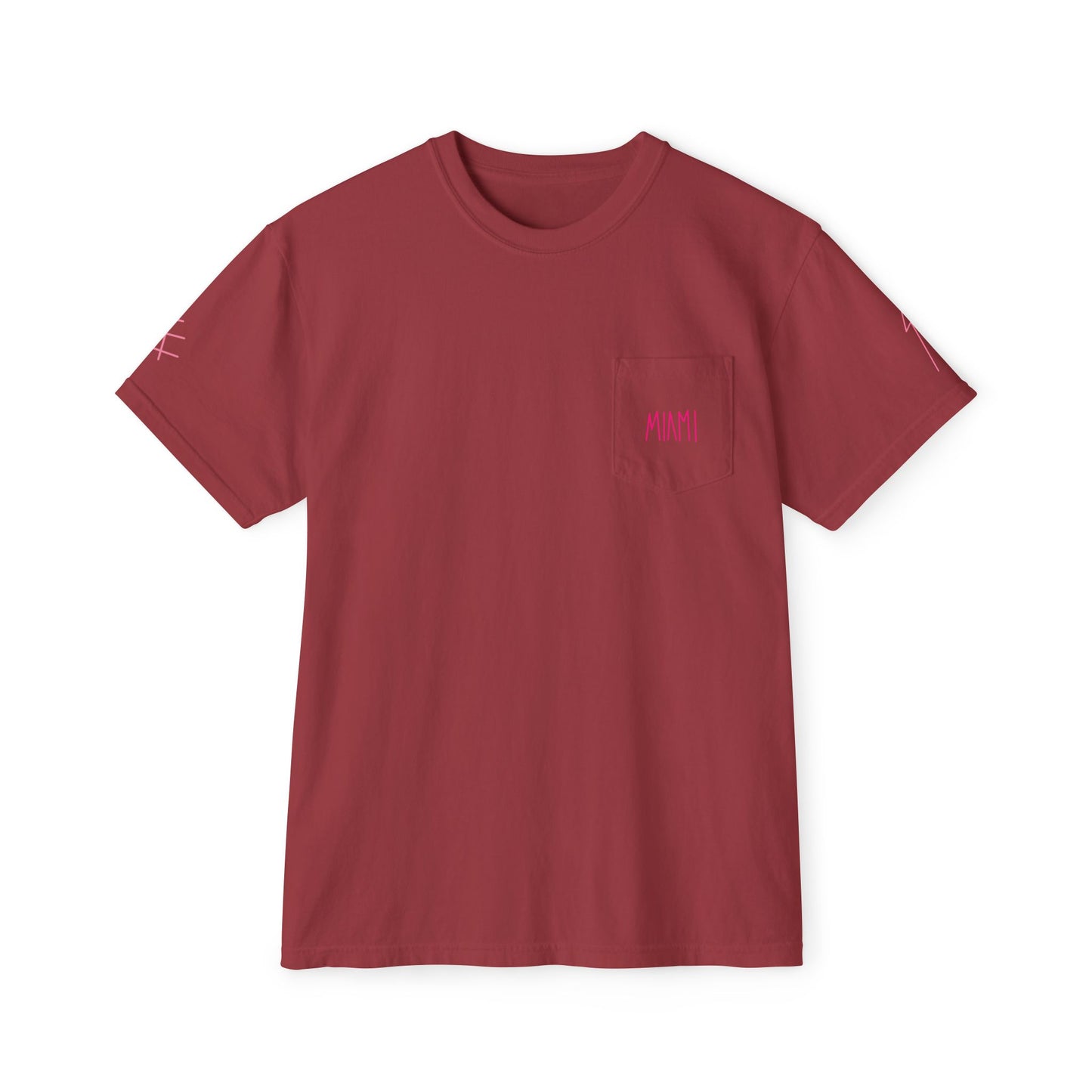 "Miami" Unisex Garment-Dyed Pocket T-Shirt