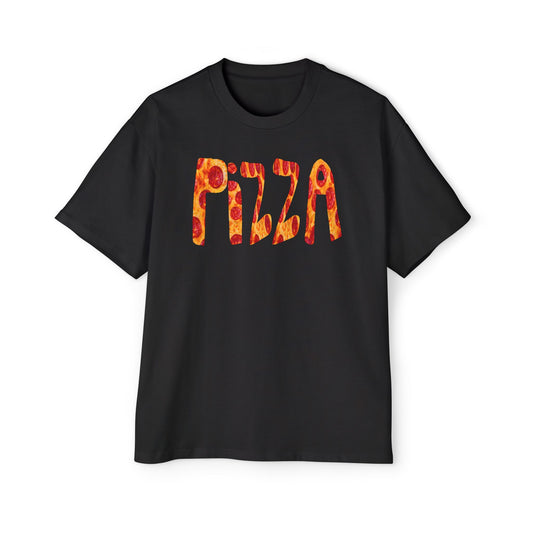 "PIZZA" Heavy Oversized Tee