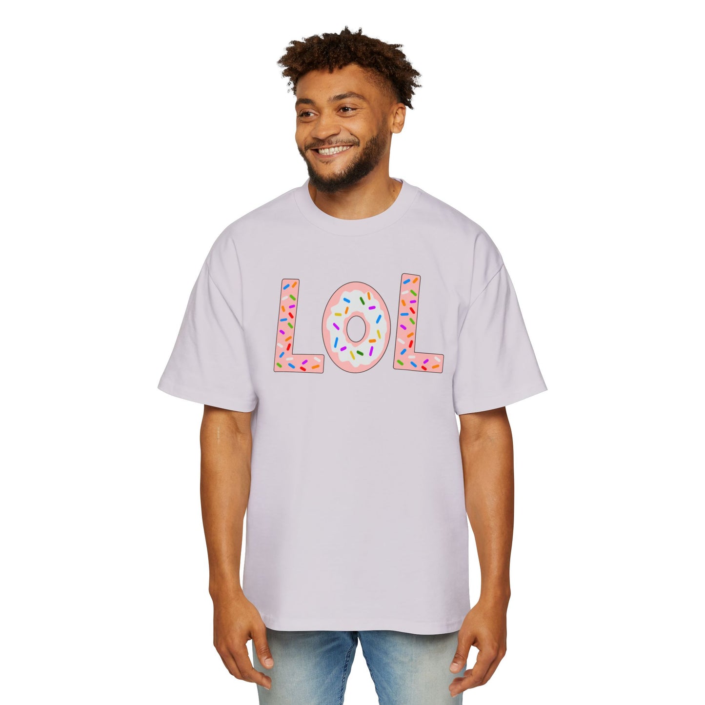 "LOL" Unisex Heavy Oversized Tee