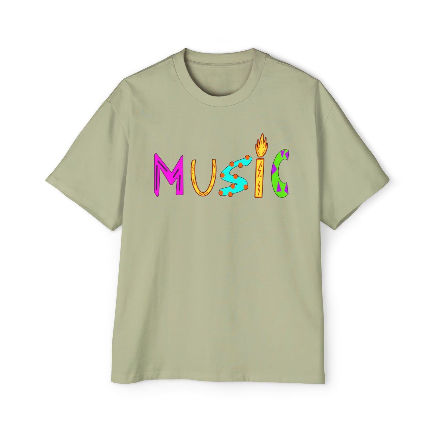 "MUSIC" Heavy Tee