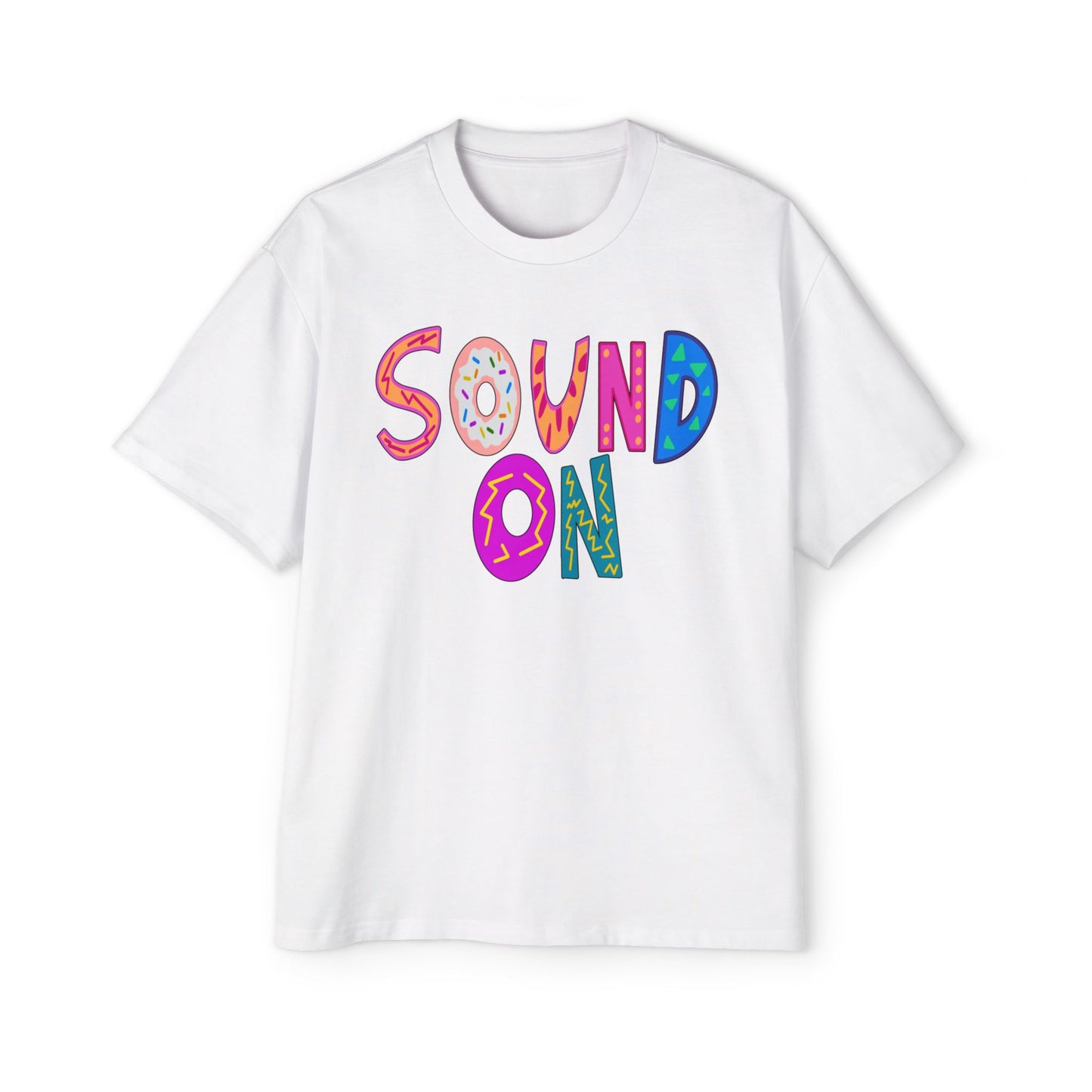 "SOUND ON" Heavy Oversized Tee