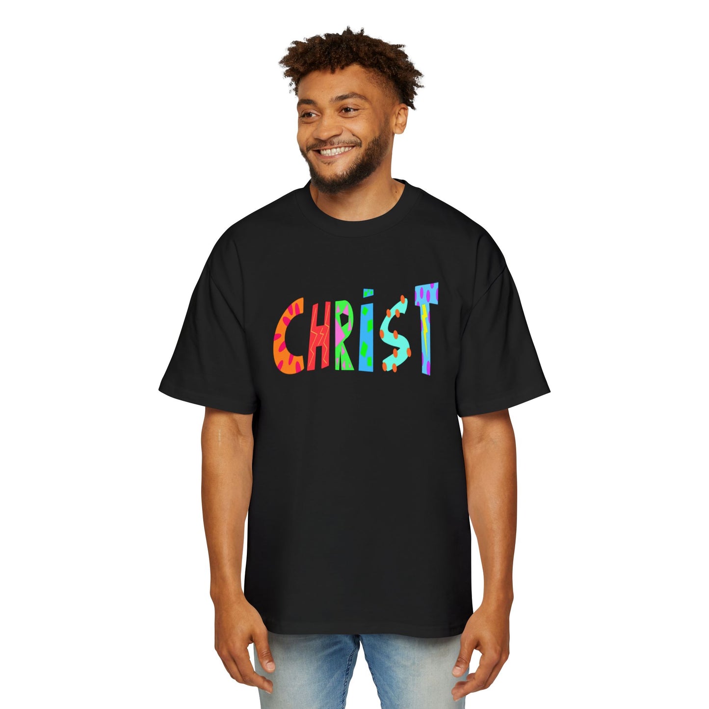 "CHRIST" Unisex Heavy Oversized Tee