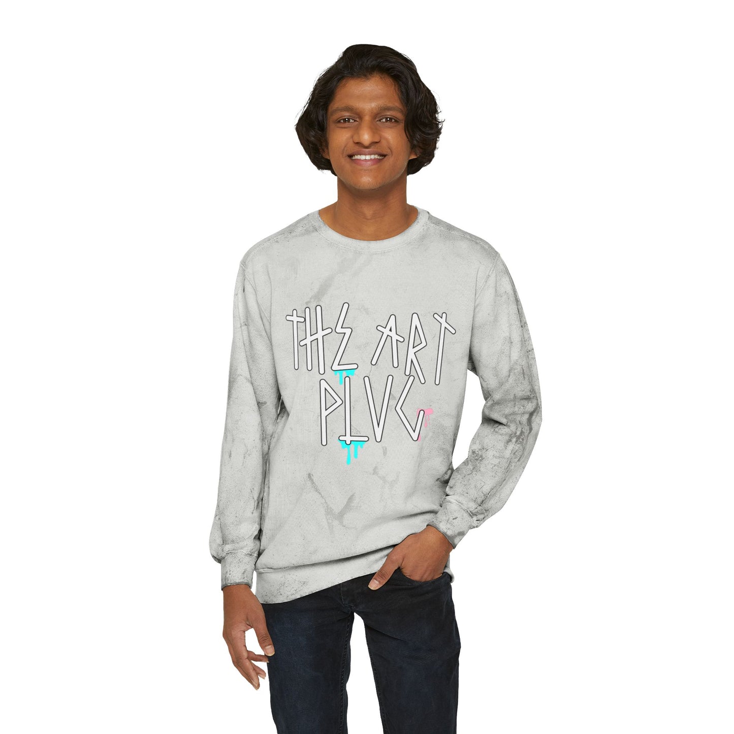 "TAP DRIP" Unisex Color Blast Crewneck Sweatshirt