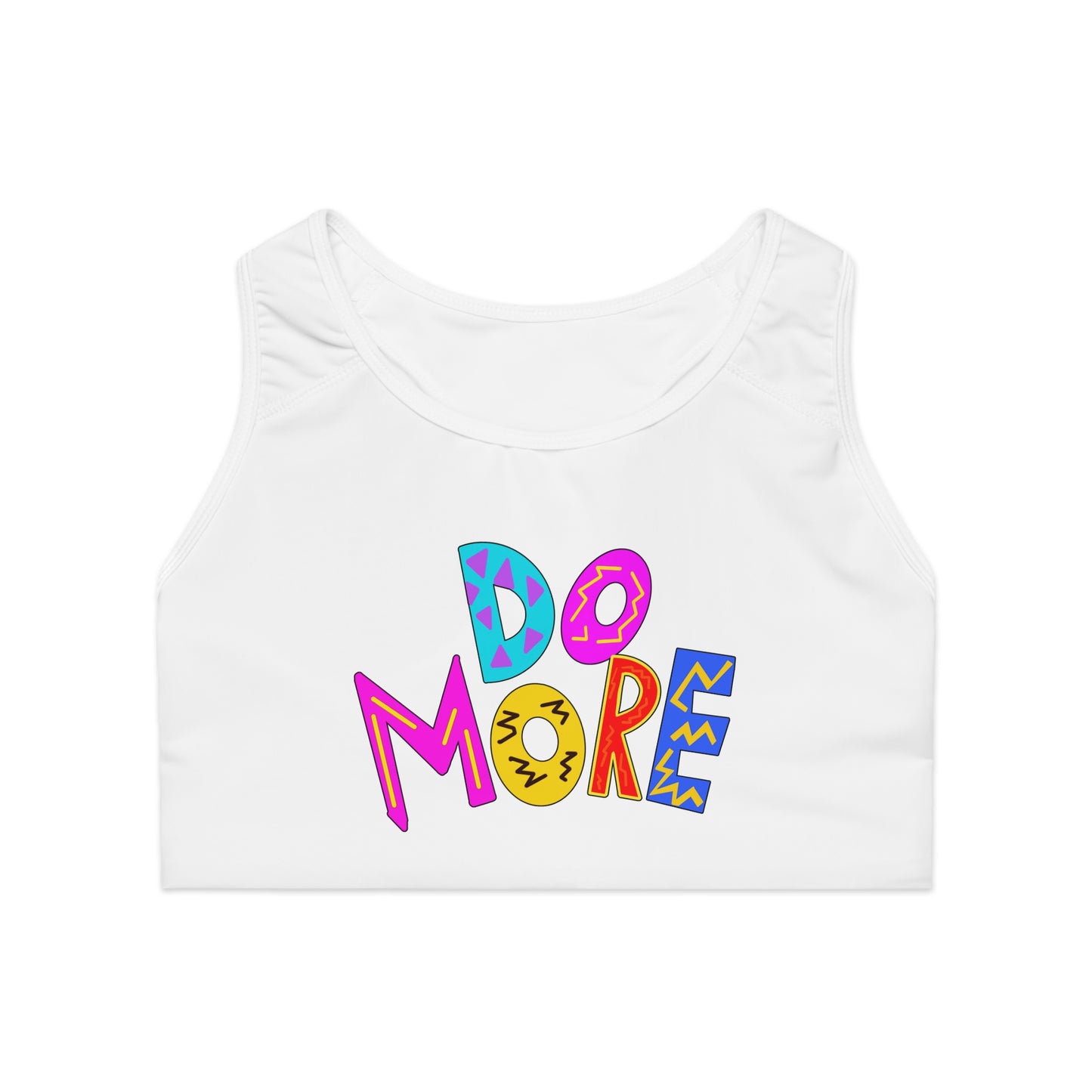 DO MORE Sports Bra (AOP)