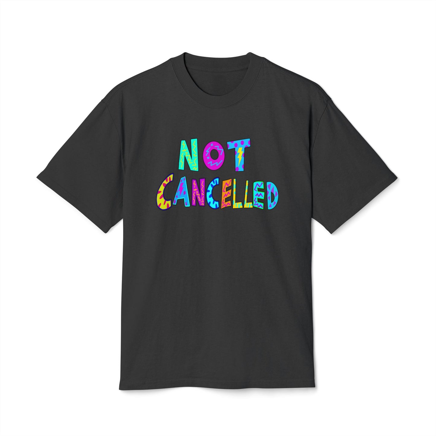 "NOT CANCELLED" Unisex Heavy Faded Tee