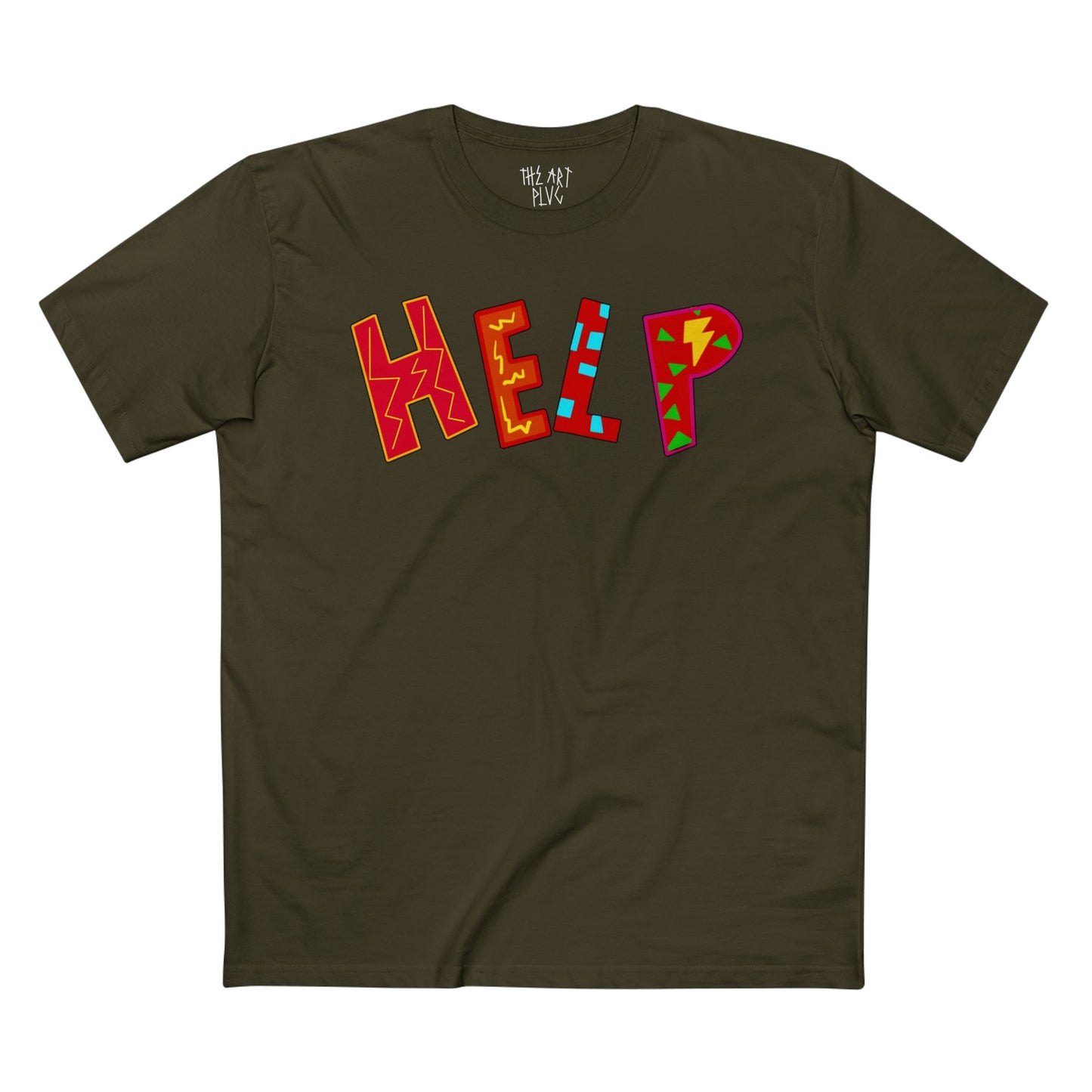 "HELP" Men's Staple Tee