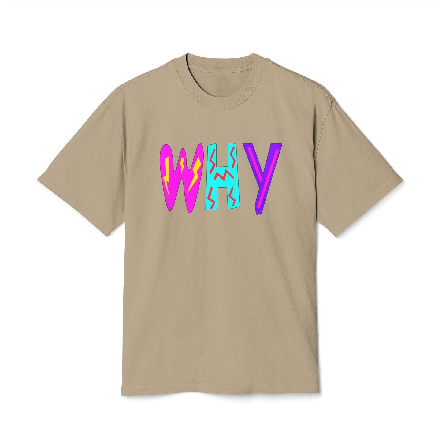 "WHY" Unisex Heavy Faded Tee