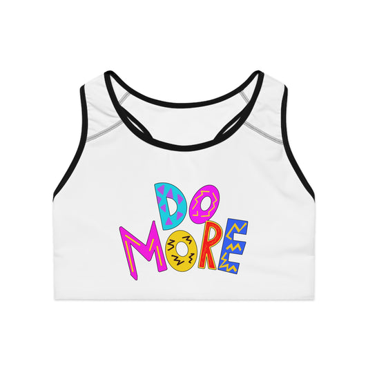 DO MORE Sports Bra (AOP)