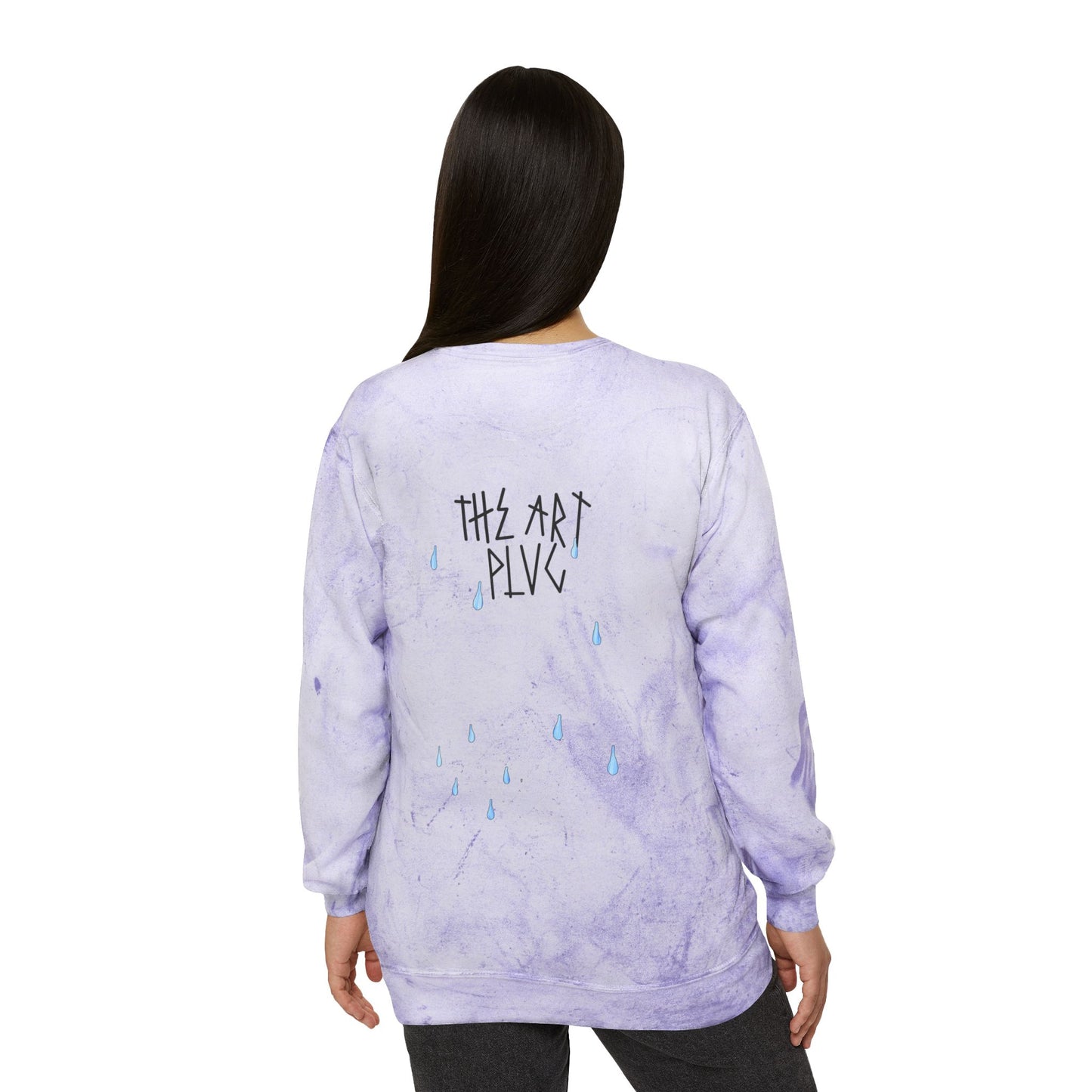 "TAP DRIP" Unisex Color Blast Crewneck Sweatshirt