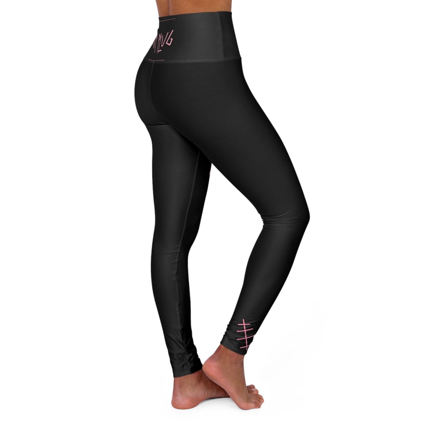 "SUPER BOLTA" High Waisted Yoga Leggings (AOP)