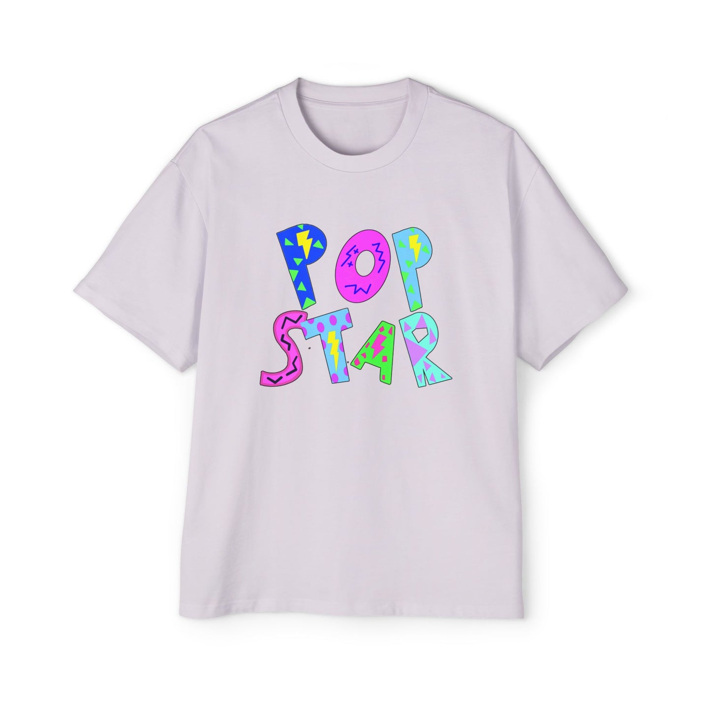 "POP STAR" Unisex Heavy Oversized Tee