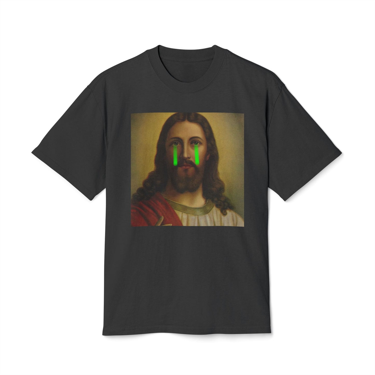 "NEON JESUS" Unisex Heavy Faded Tee