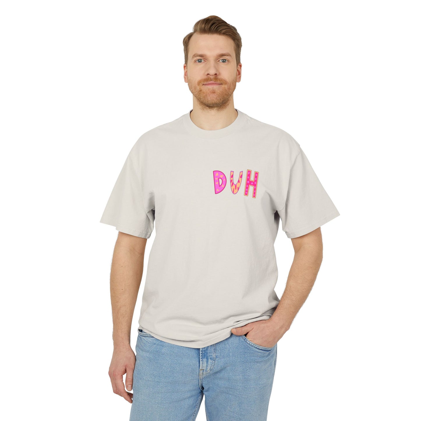 "DUH" Unisex Heavy Faded Tee