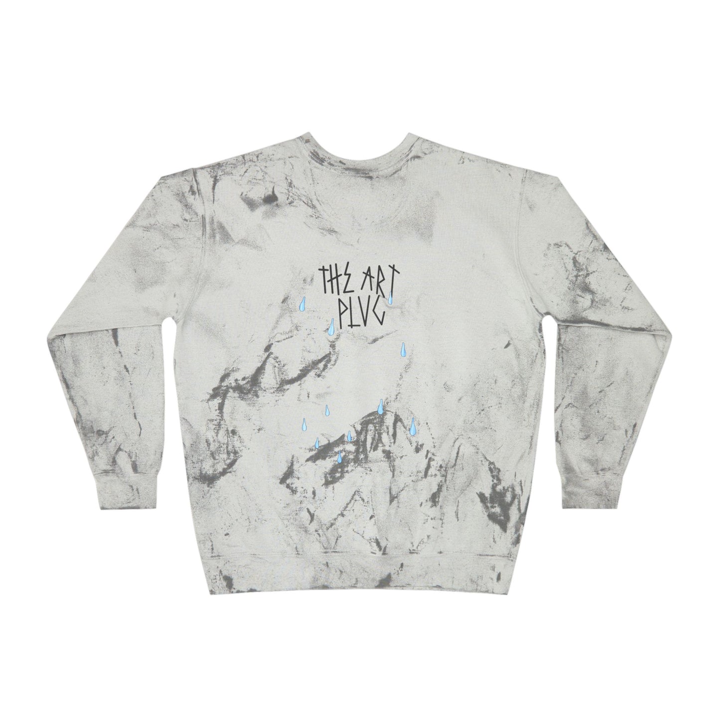 "IT'S WET" Unisex Color Blast Crewneck Sweatshirt