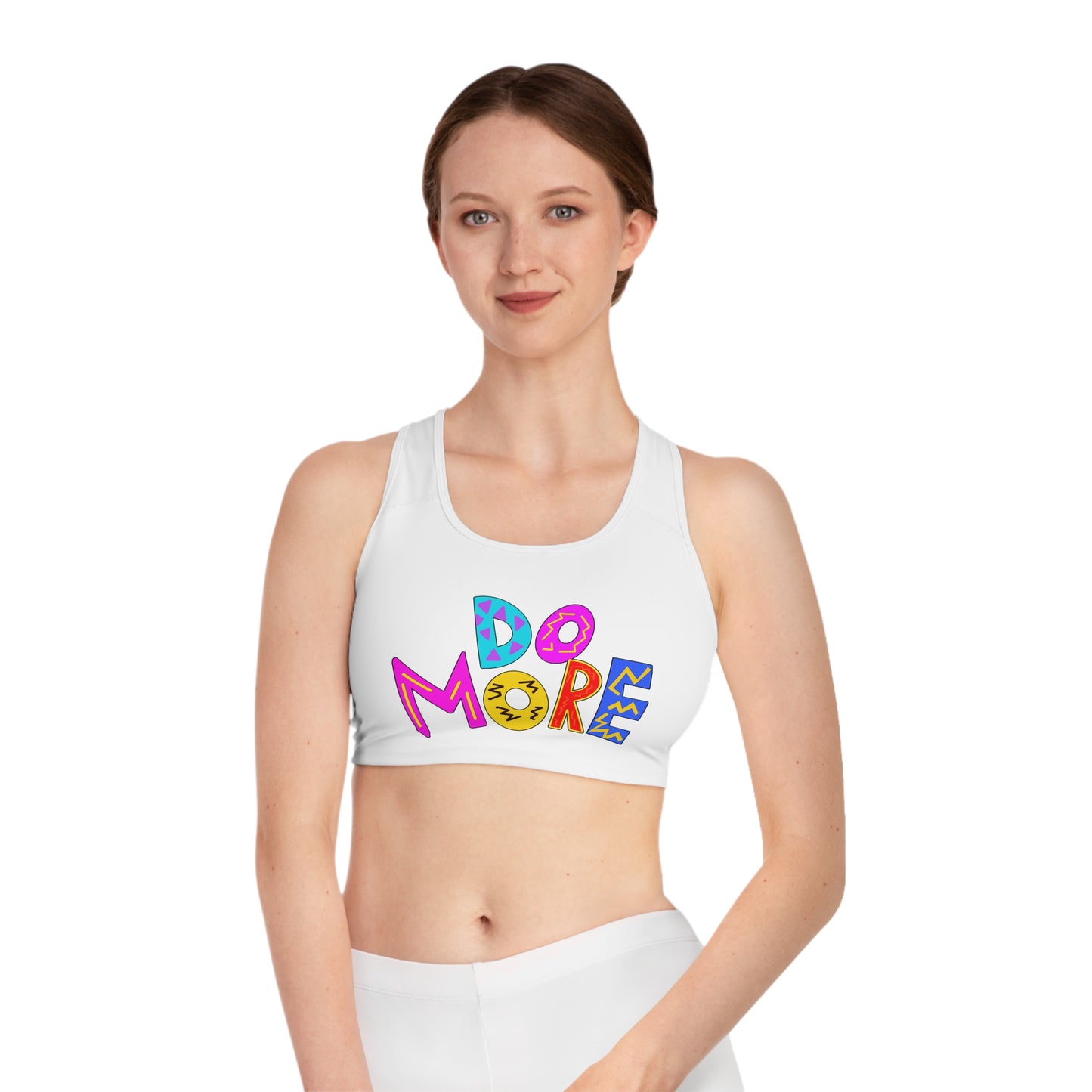 DO MORE Sports Bra (AOP)