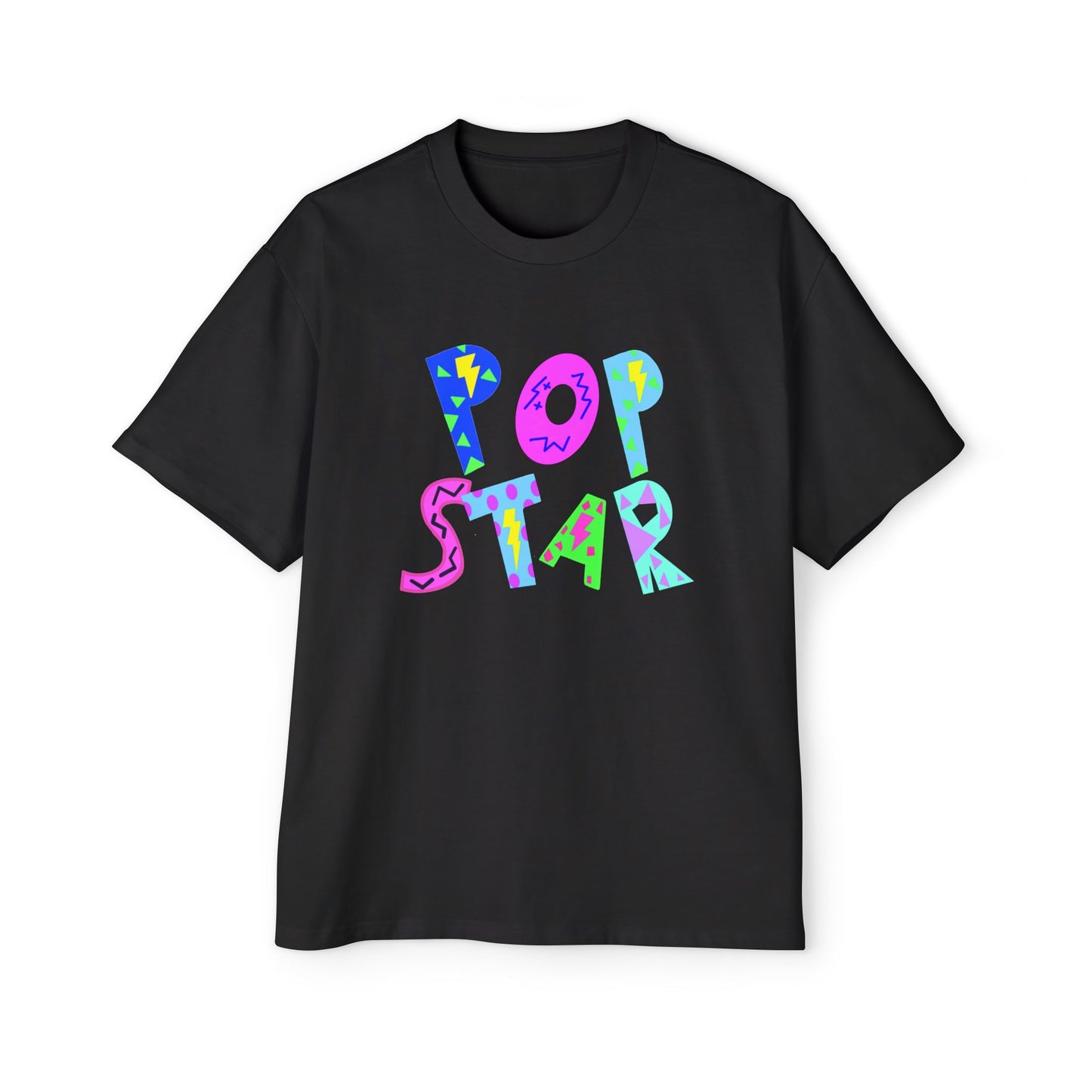 "POP STAR" Unisex Heavy Oversized Tee