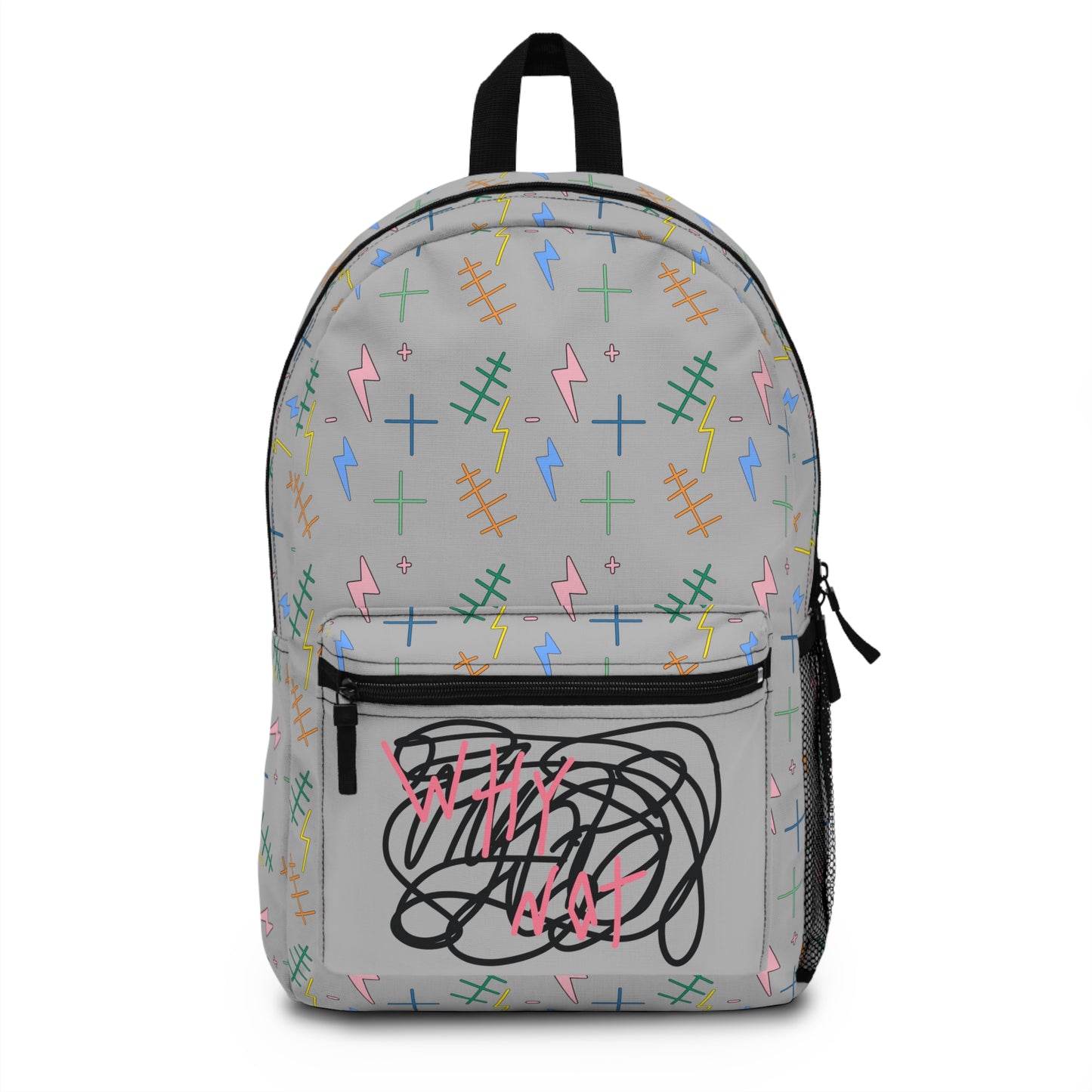 "WHY NOT" Backpack (Grey)