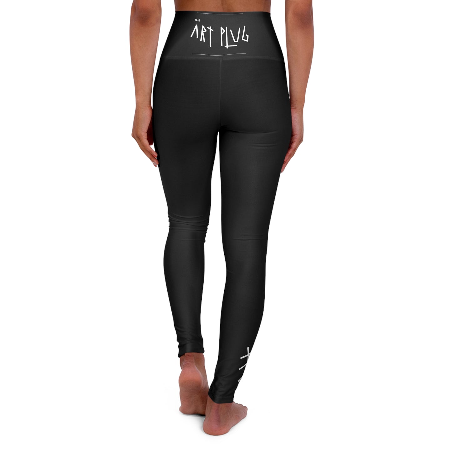 "TAP BOLTA" High Waisted Yoga Leggings (AOP)