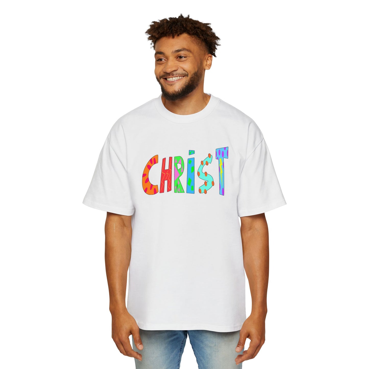 "CHRIST" Unisex Heavy Oversized Tee