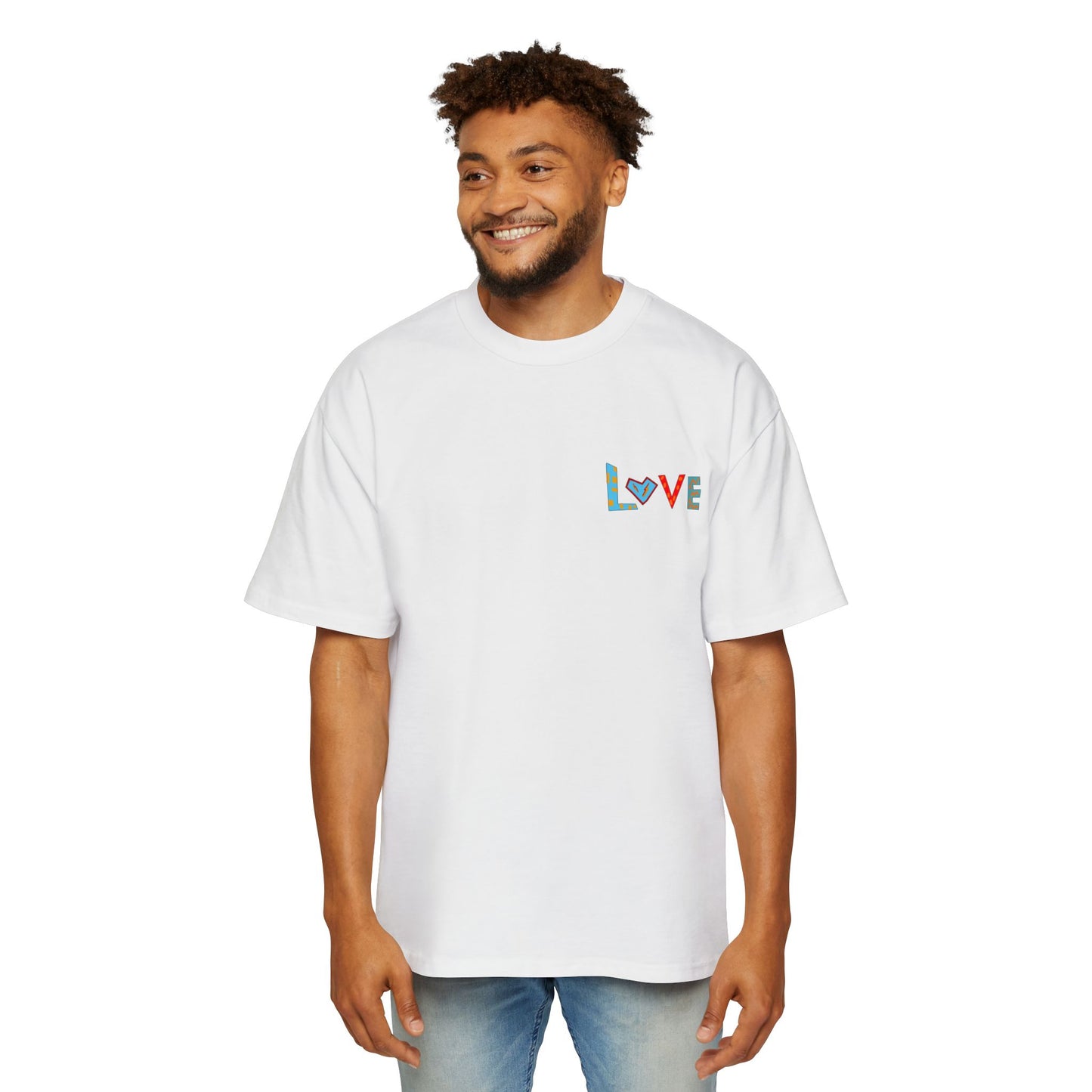 "LOVE" Unisex Heavy Oversized Tee