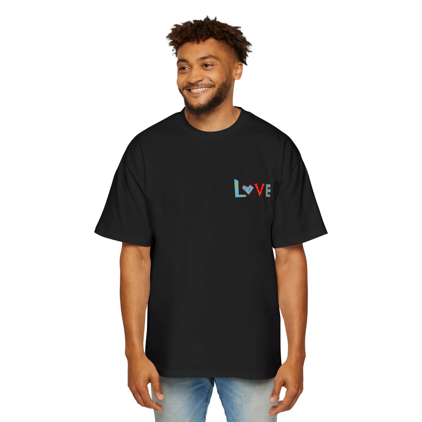 "LOVE" Unisex Heavy Oversized Tee