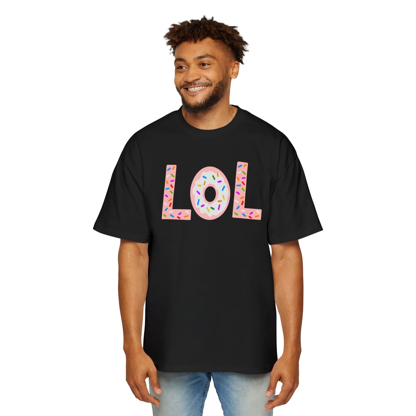 "LOL" Unisex Heavy Oversized Tee