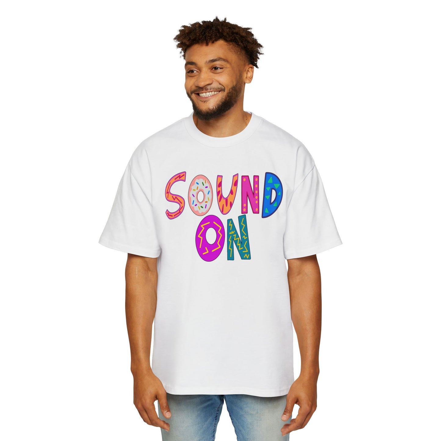 "SOUND ON" Heavy Oversized Tee