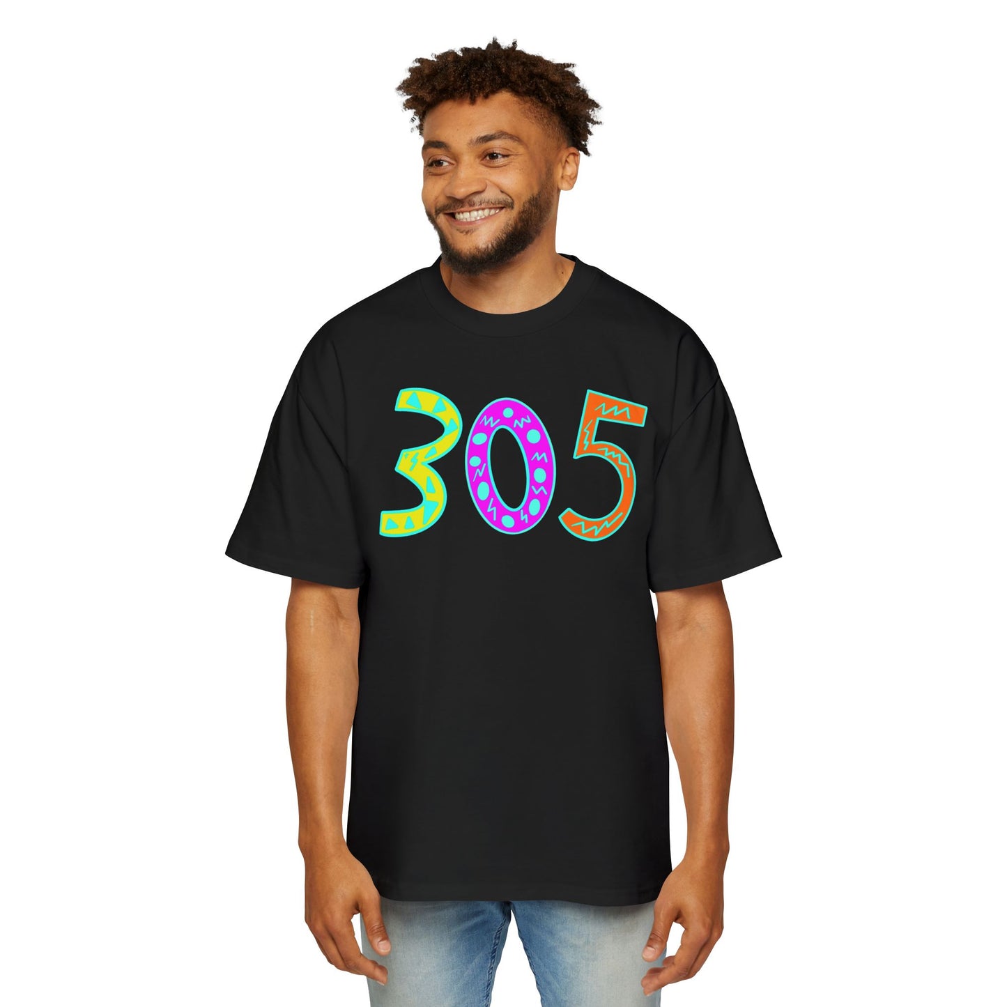 "305" Heavy Oversized Tee