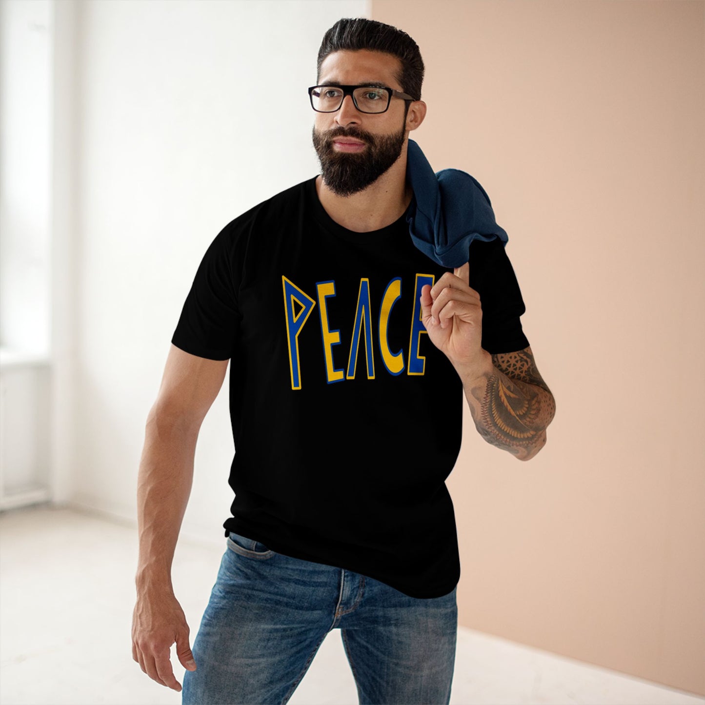 "PEACE" Unisex Staple Tee