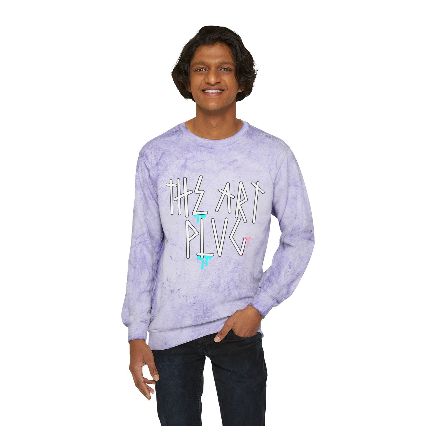 "TAP DRIP" Unisex Color Blast Crewneck Sweatshirt