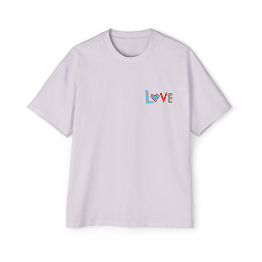 "LOVE" Unisex Heavy Oversized Tee