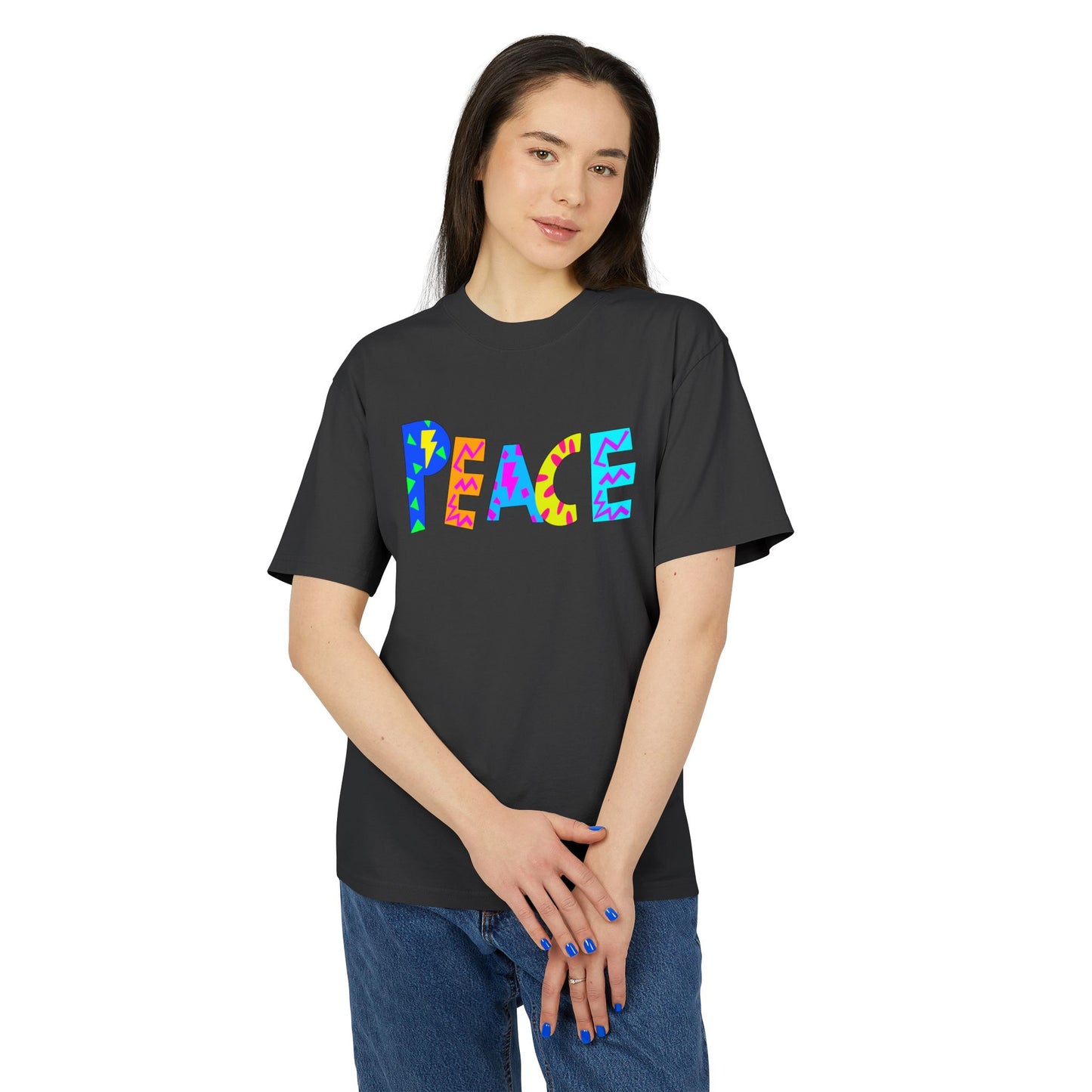 "PEACEOUT" Unisex Heavy Faded Tee