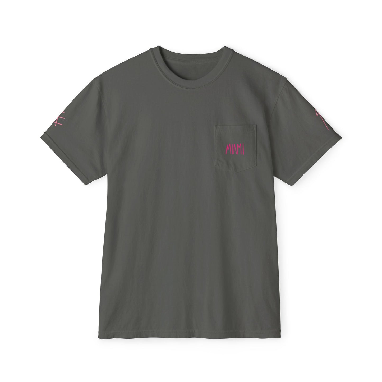 "Miami" Unisex Garment-Dyed Pocket T-Shirt